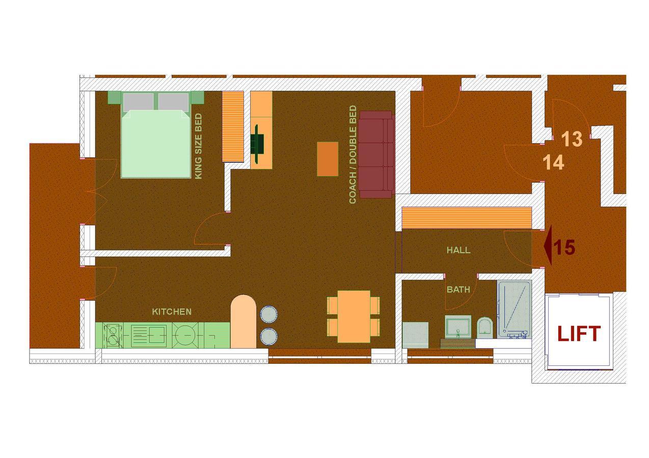 Apartament Schiller 58 布拉索夫 外观 照片
